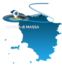 Posizione geografica Camping Marina di Massa